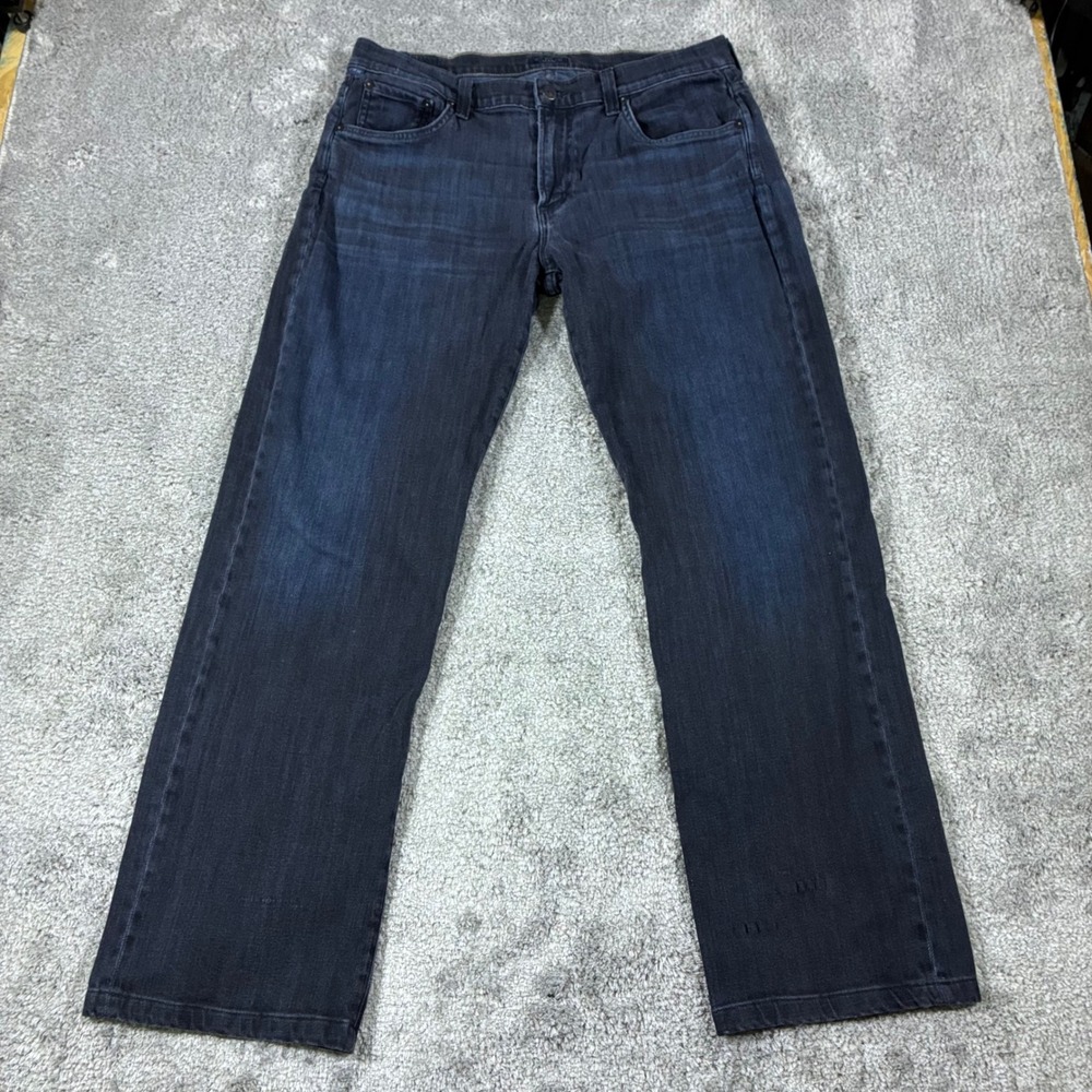 Citizens of Humanity Sid Jeans Mens 34x30 Dark Wash Straight Leg Stretch USA